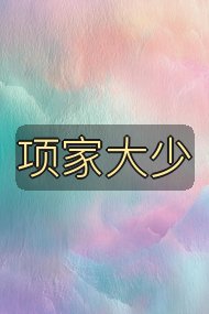 项家大少封面