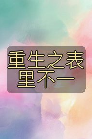 重生之表里不一封面